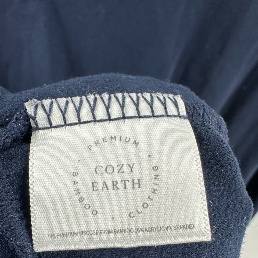 Cozy Earth Bamboo Sweatshirt Womens XL Soft Lounge Comfy Stretch Minimalist - Picture 5 of 9